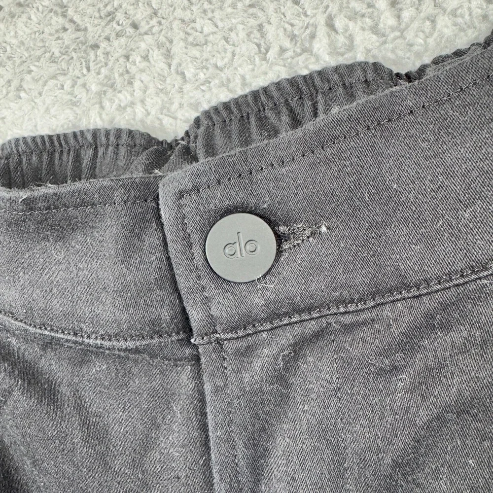 Alo Yoga Pursuit Trouser Pants Womens Black Wide Leg High Waist‎ Athleisure 28